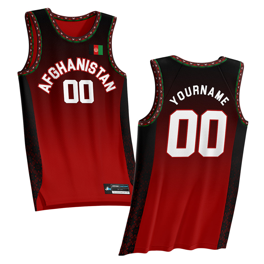 Afghanistan Custom Basketball Jersey – The Jersey Nation