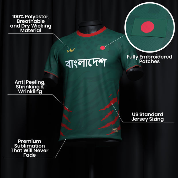 Bangladesh Custom Football Jersey