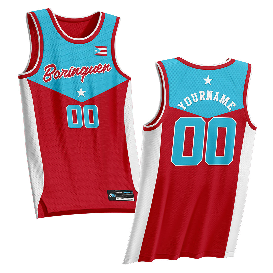 Puerto Rico Custom Basketball Jersey