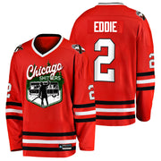 Chicago Shitters Cousin Eddie Christmas Hockey Jersey