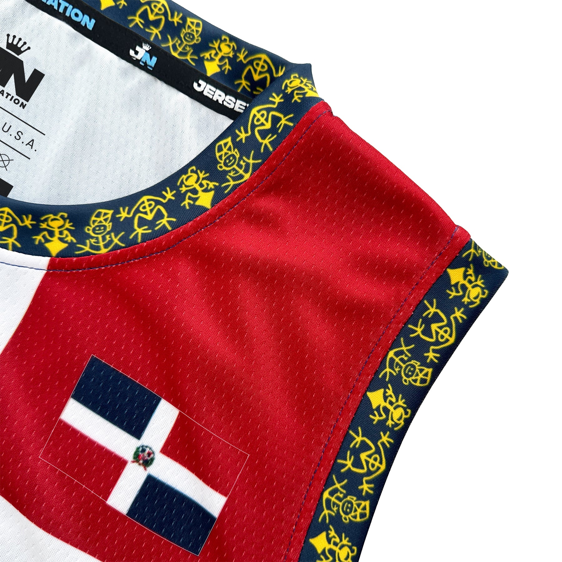 Dominican Republic Custom Basketball Jersey