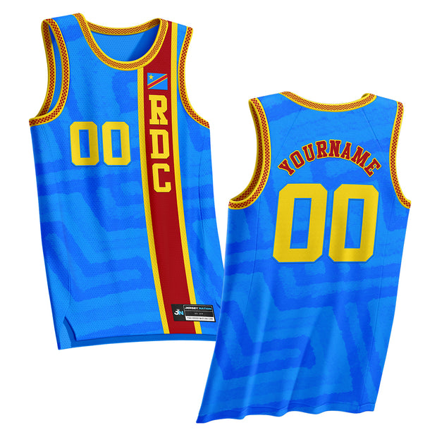 Democratic Republic of Congo Custom Basketball Jersey