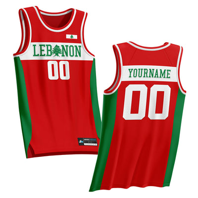 Lebanon Custom Basketball Jersey