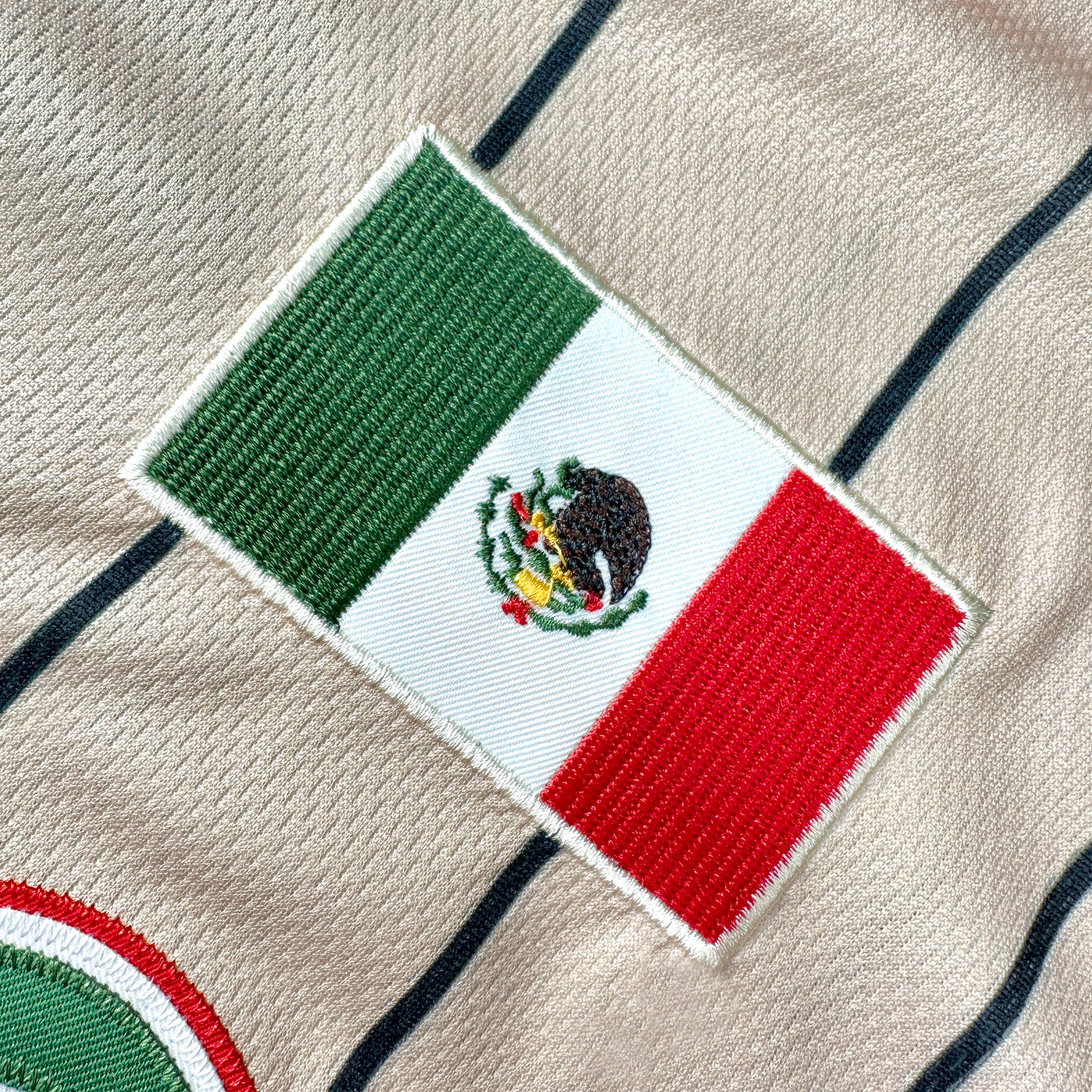 Mexico Beige Custom Baseball Jersey