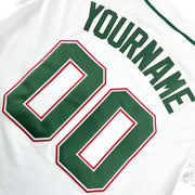 Mexico White Custom Baseball Jersey