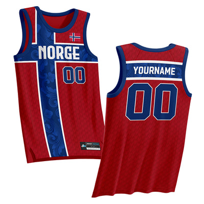 Norway Custom Basketball Jersey