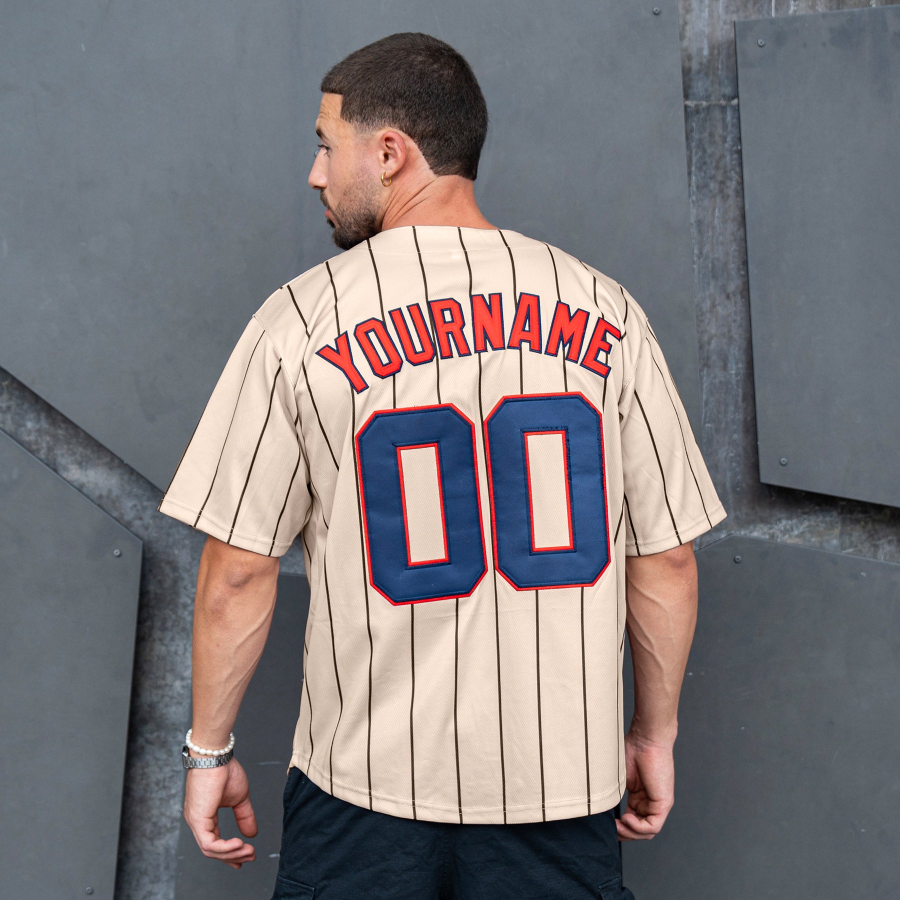 Puerto Rico Beige Custom Baseball Jersey