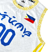 Philipines White Custom Basketball Jersey