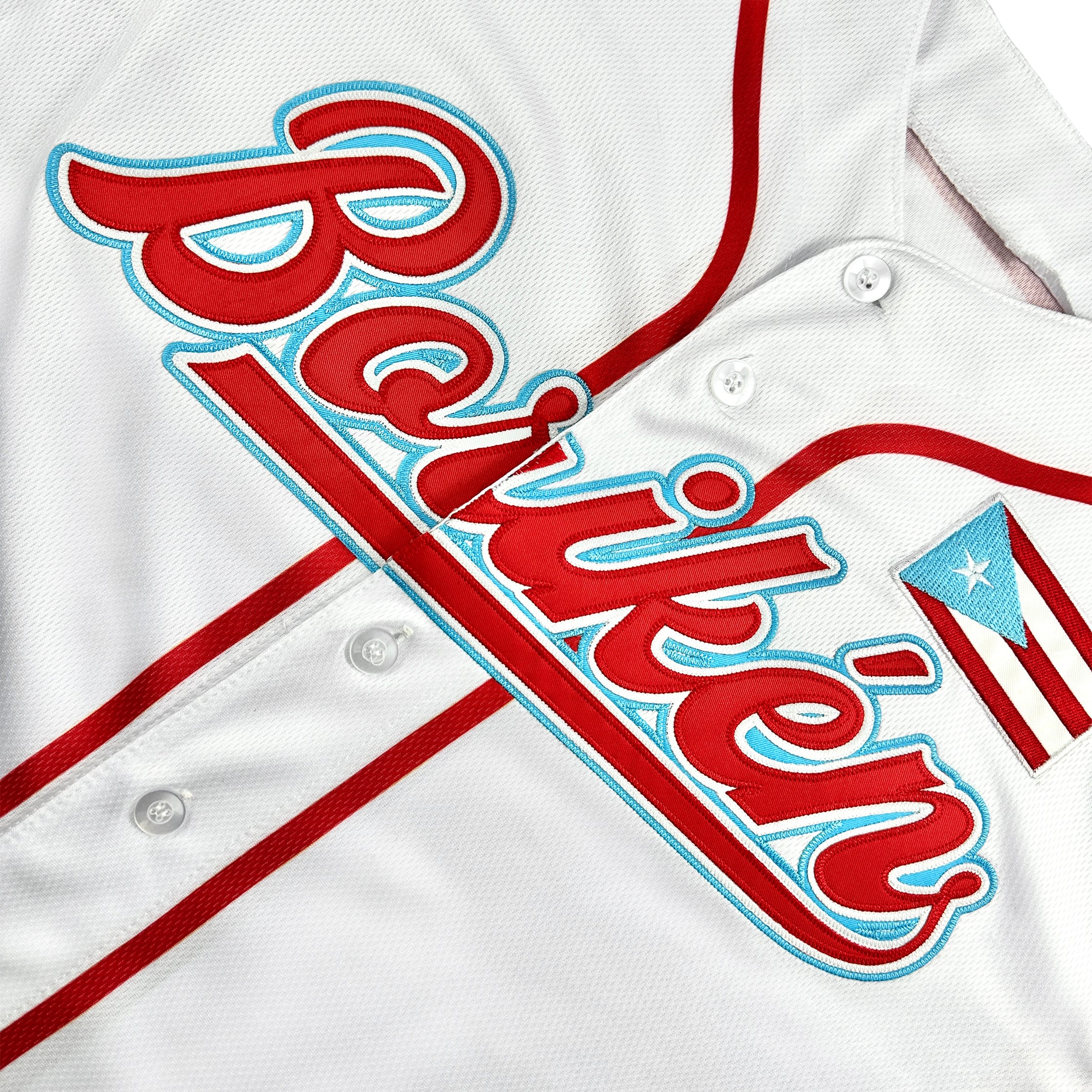 Puerto Rico Custom Baseball Jersey