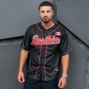 Puerto Rico Black Custom Baseball Jersey