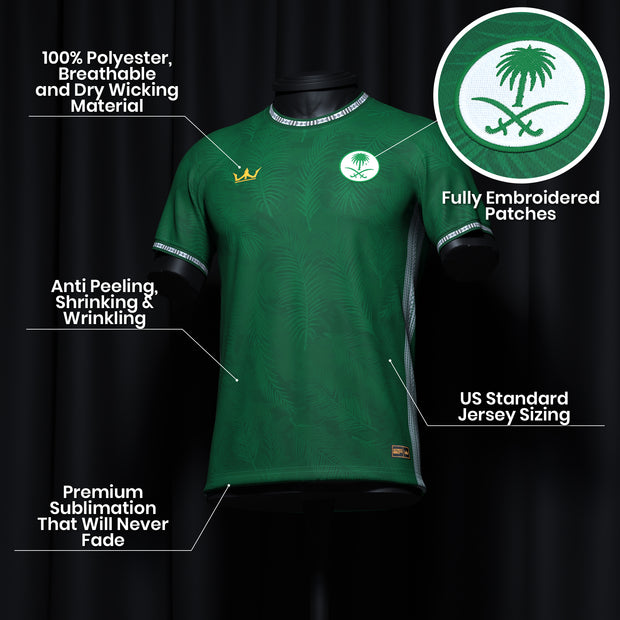 Saudi Arabia Custom Football Jersey