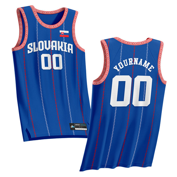 Slovakia Custom Basketball Jersey