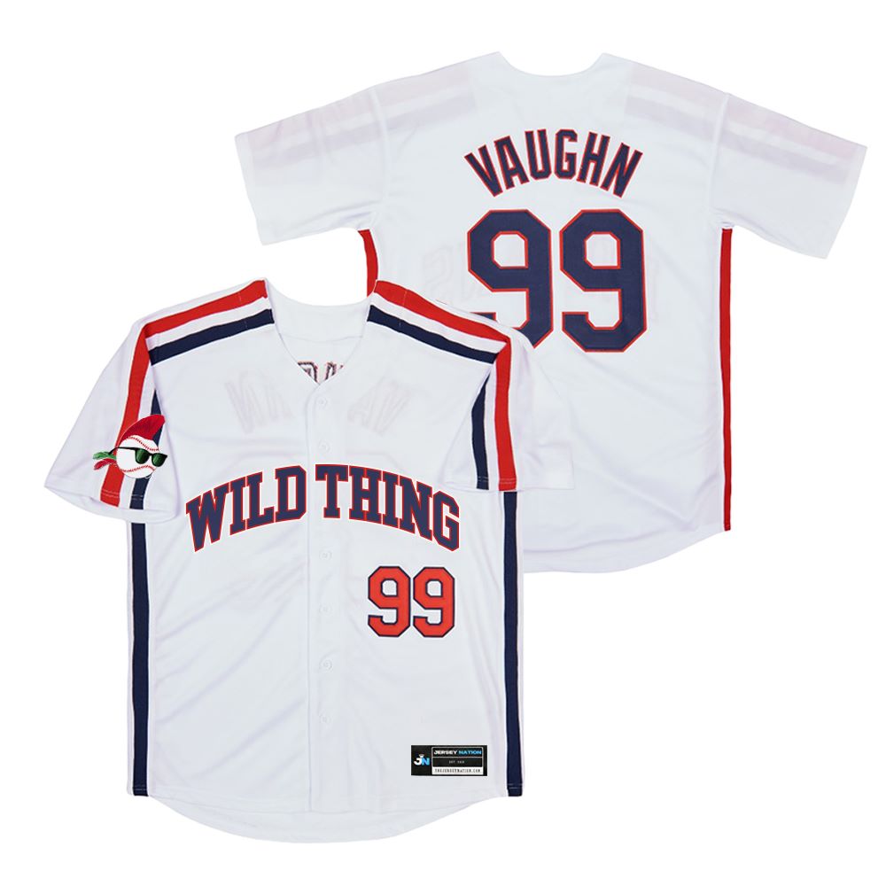 Ricky Wild Thing Vaughn Baseball Jersey