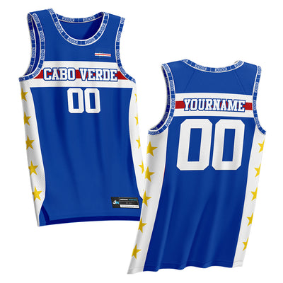 Cape Verde Custom Basketball Jersey