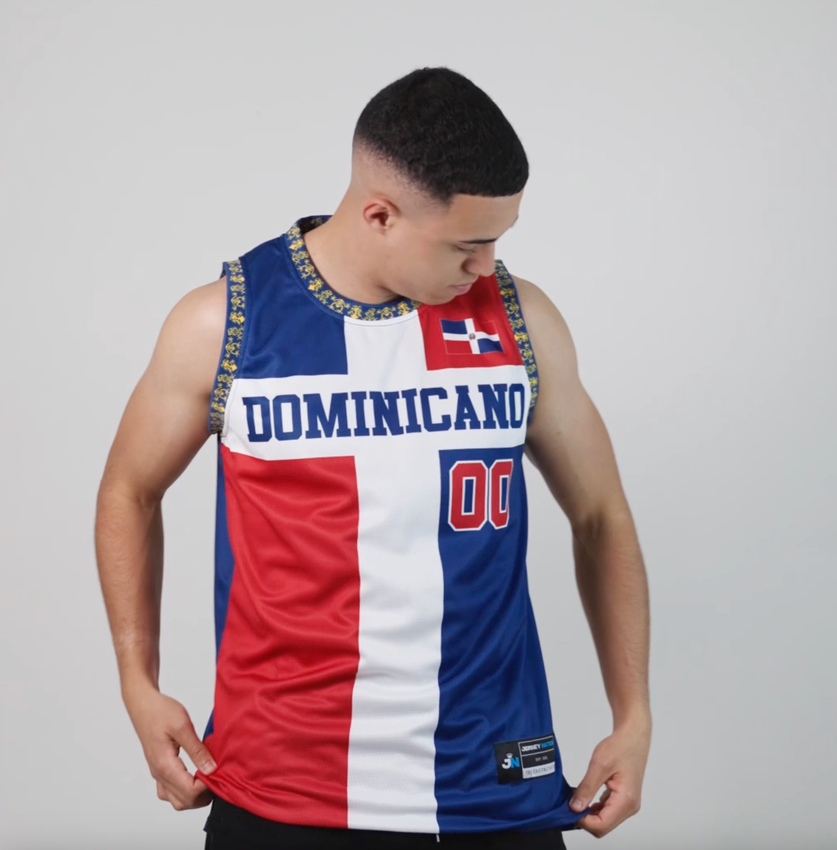 Dominican Republic Custom Basketball Jersey