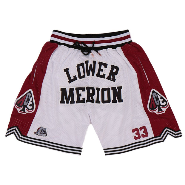 White Lower Merion Basketball Shorts – The Jersey Nation