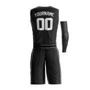 Midnight Black Custom Basketball Bulk Team Jersey Set